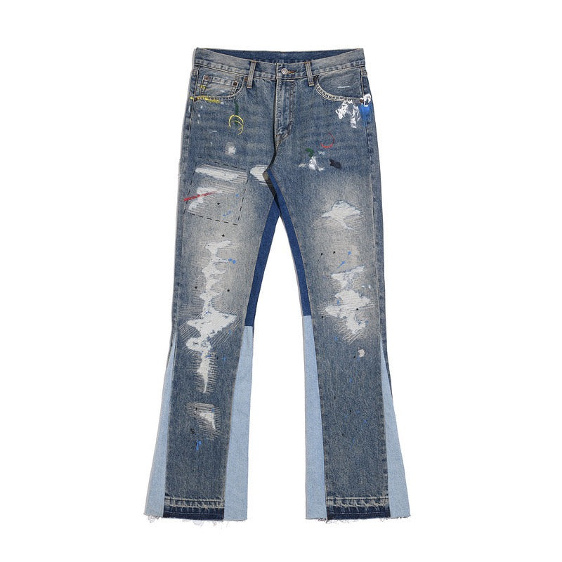 Elegante Wavy Schlagjeans Damen - Hochwertiger Denim Bootcut Style für Frauen