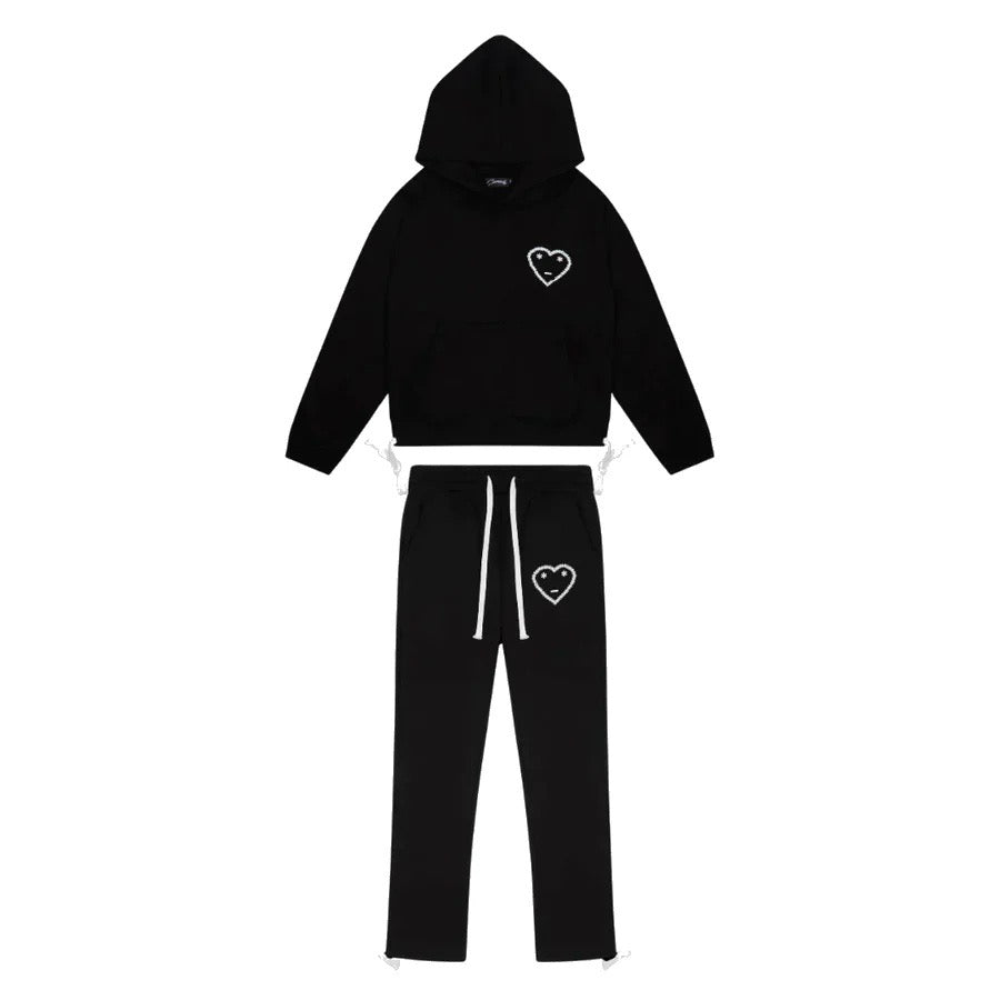 Sicko Premium Casual Trainingsanzug Schwarz – Weich, Bequem, Stylisch für Alltag