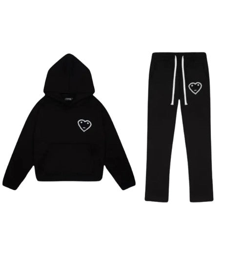 Sicko Premium Casual Trainingsanzug Schwarz – Weich, Bequem, Stylisch für Alltag
