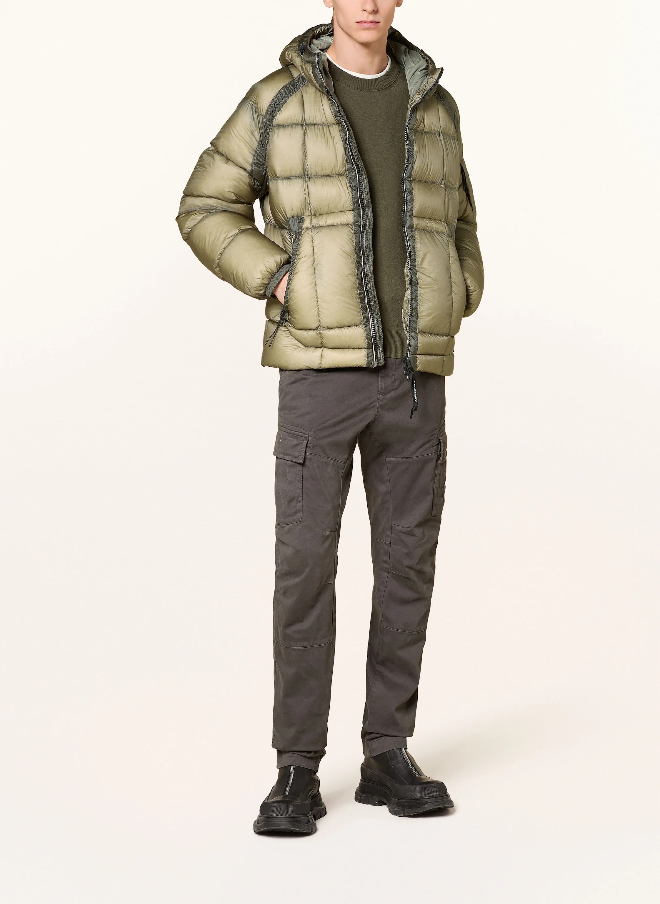 CP Elwood Grüne Herren Pufferjacke – Warmer Stil für Winter & Freizeit