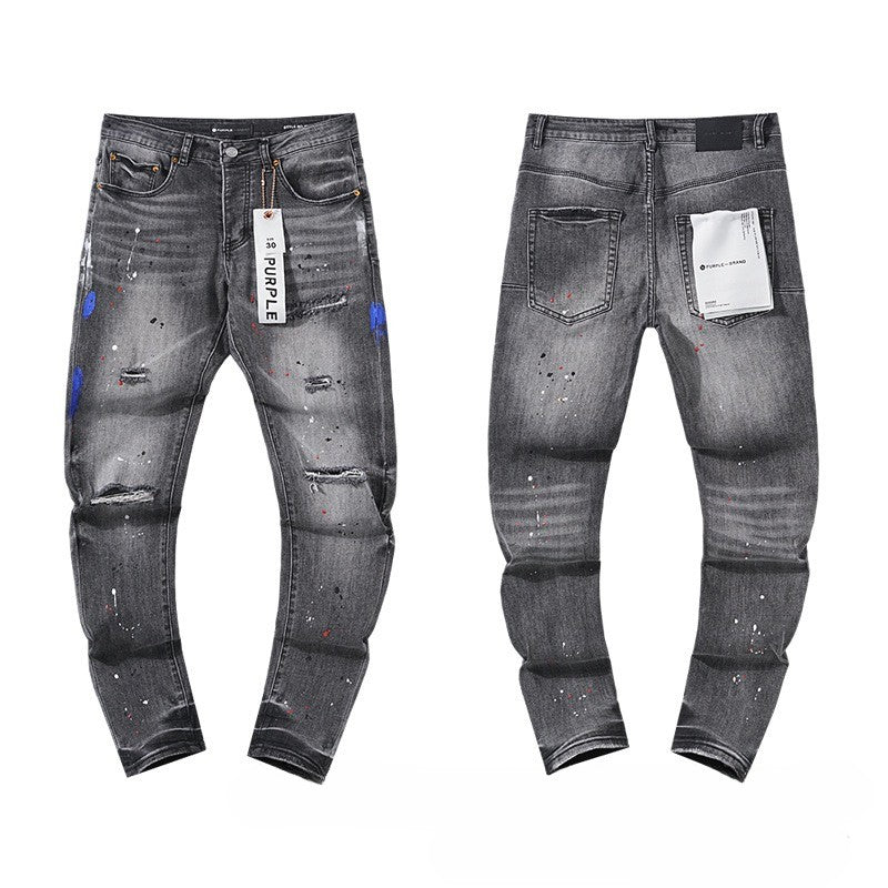 Belleza Purple-Brand Slim Fit Jeans – Stylisch, Bequem, Langlebig für Herren