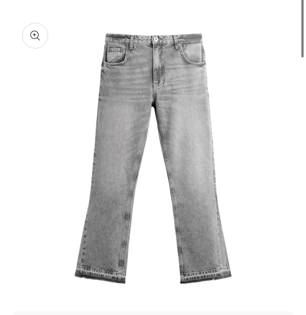 Belleza Vintage Stone Washed Flared Denim Jeans für Damen – Bequemer Retro-Look