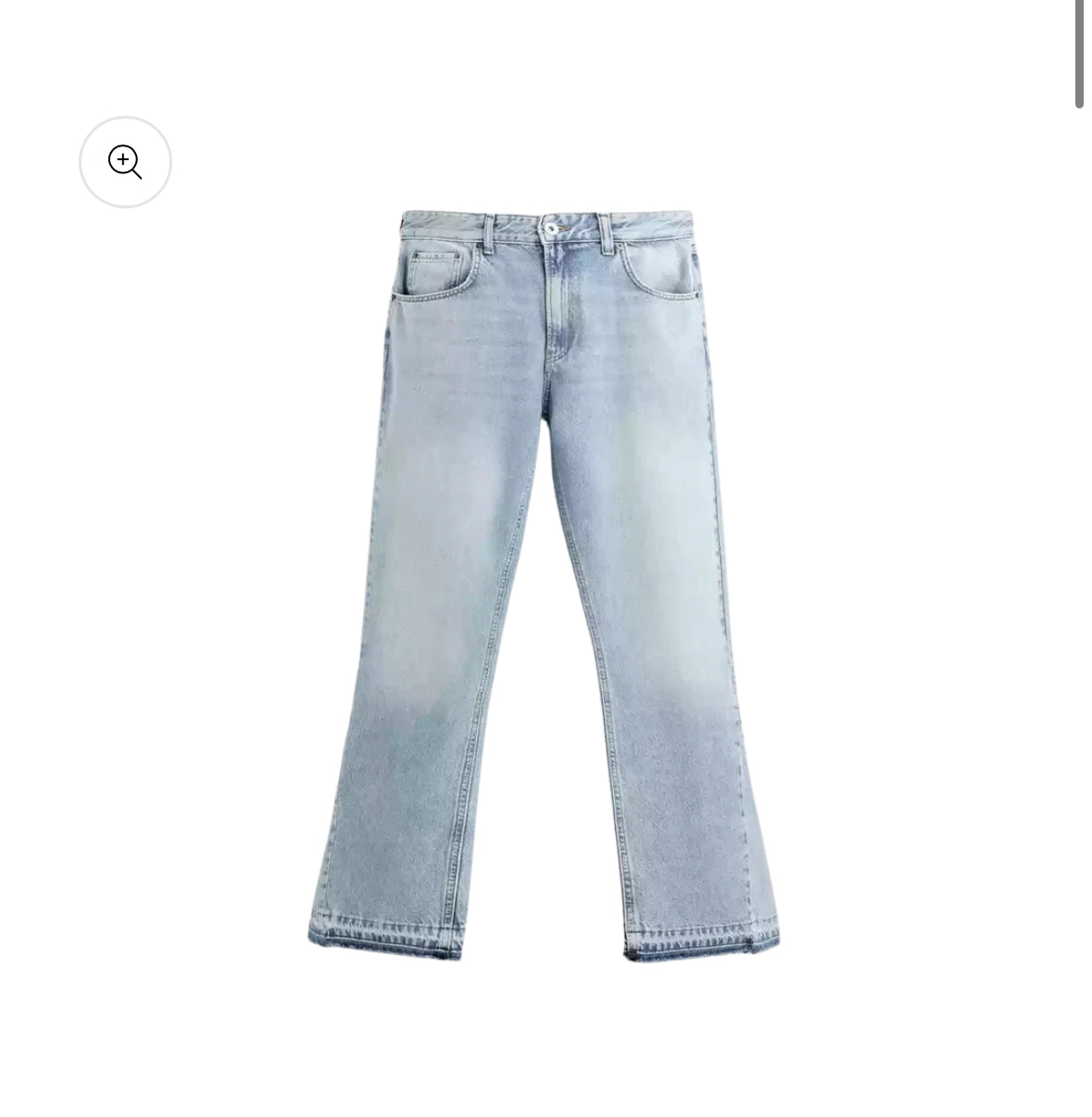 Belleza Vintage Stone Washed Flared Denim Jeans für Damen – Bequemer Retro-Look