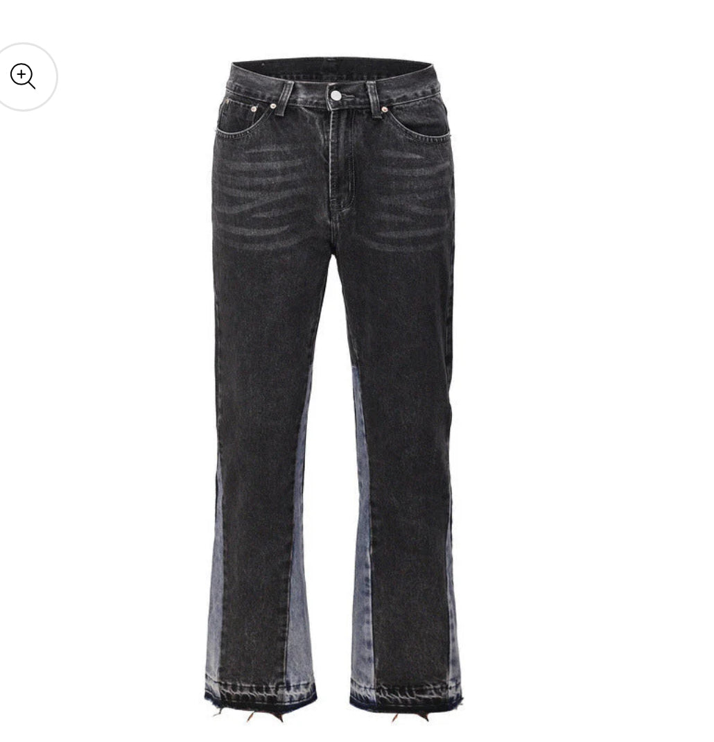 Malo Flared Denim Jeans für Damen – Stilvolle Ausgestellte Hose mit Hohem Bund