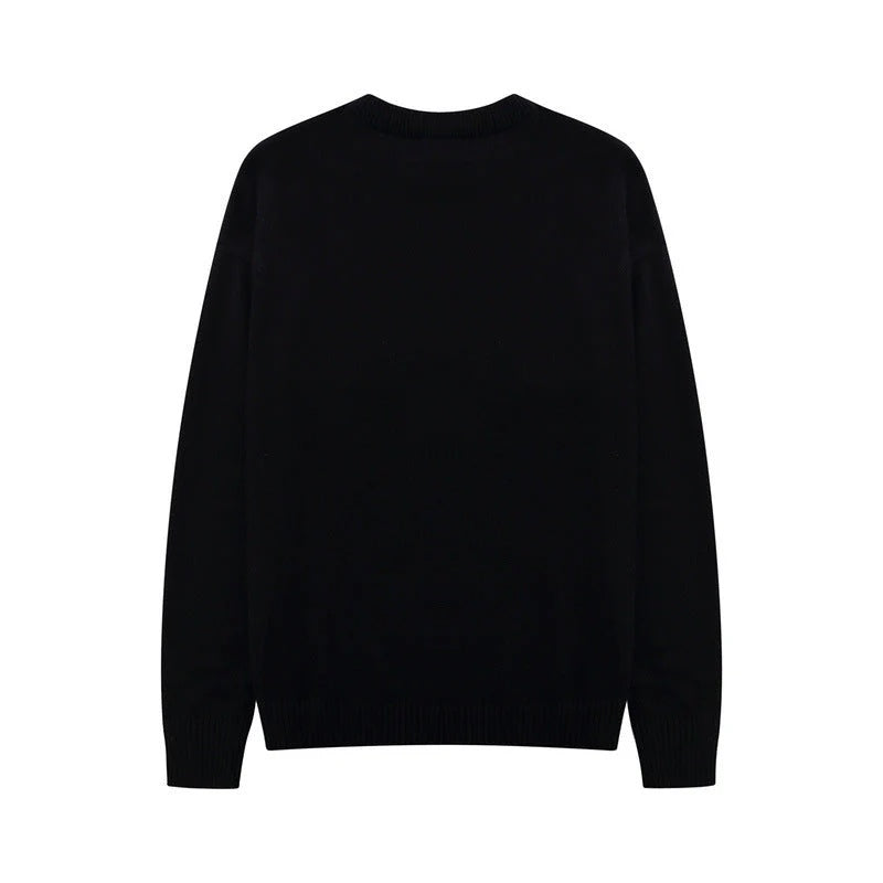 MAR Eleganter Strickpullover Damen Weich Bequem Langarm Rundhals Zeitloses Top