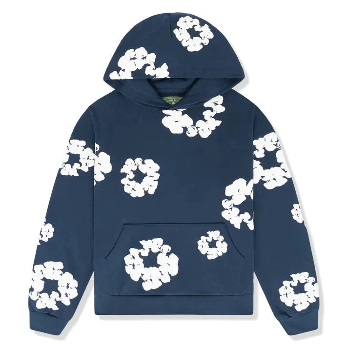 Trendiger 'Flower' Unisex Fleece-Trainingsanzug: Hoodie & Jogginghose Set
