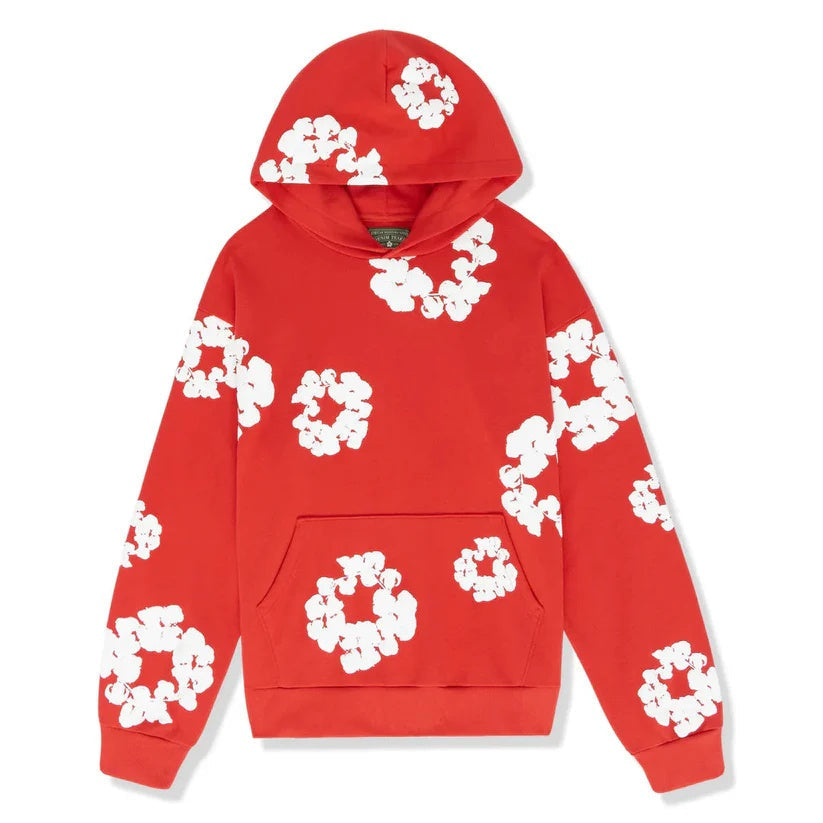 Trendiger 'Flower' Unisex Fleece-Trainingsanzug: Hoodie & Jogginghose Set