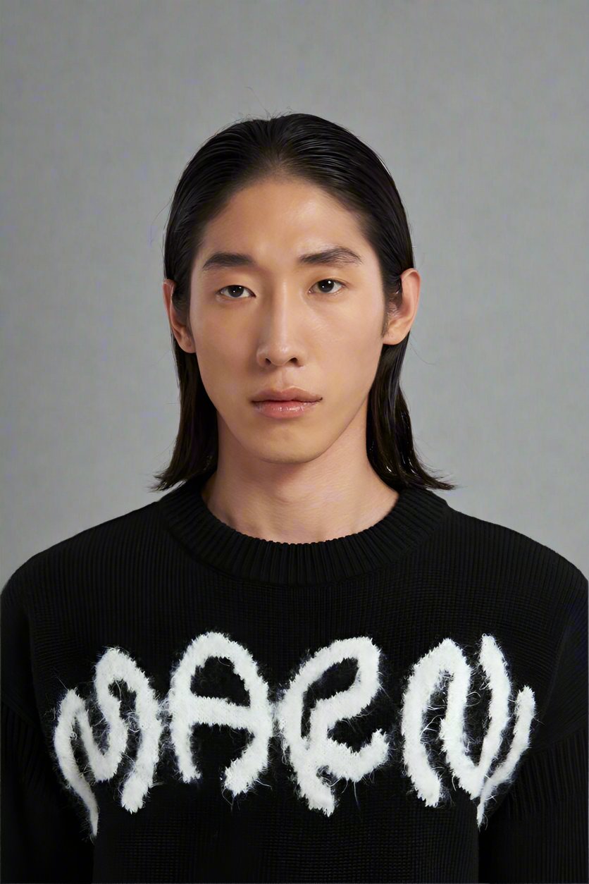 Mohair Kunst Pullover