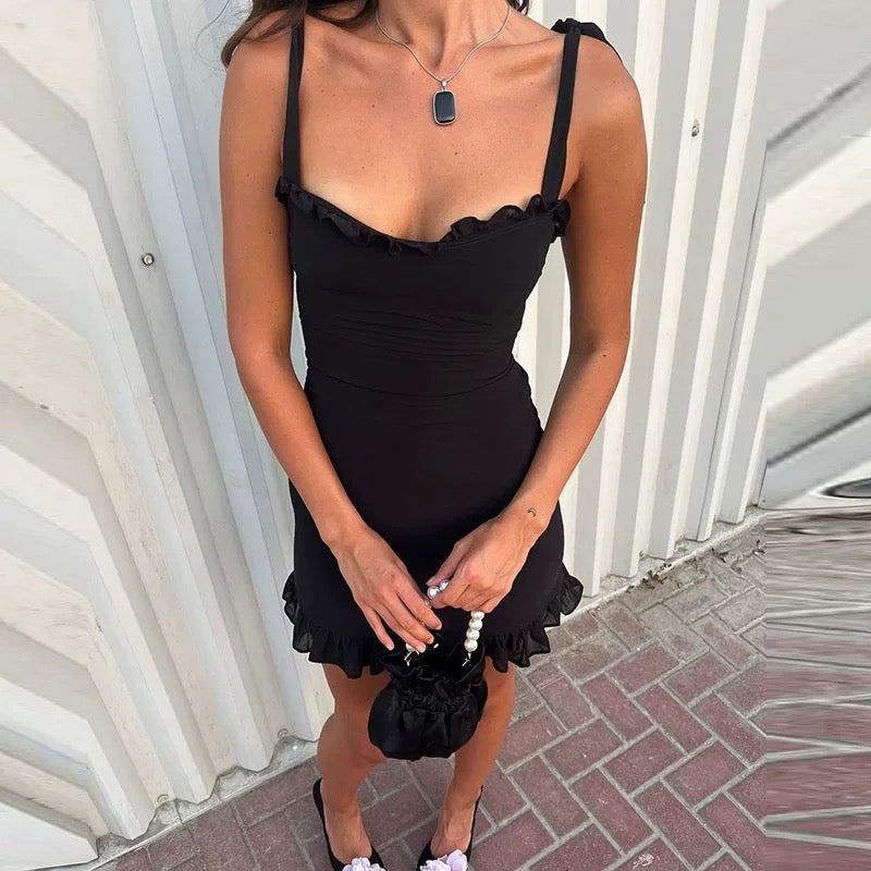 Cris Rosé Mini Kleid