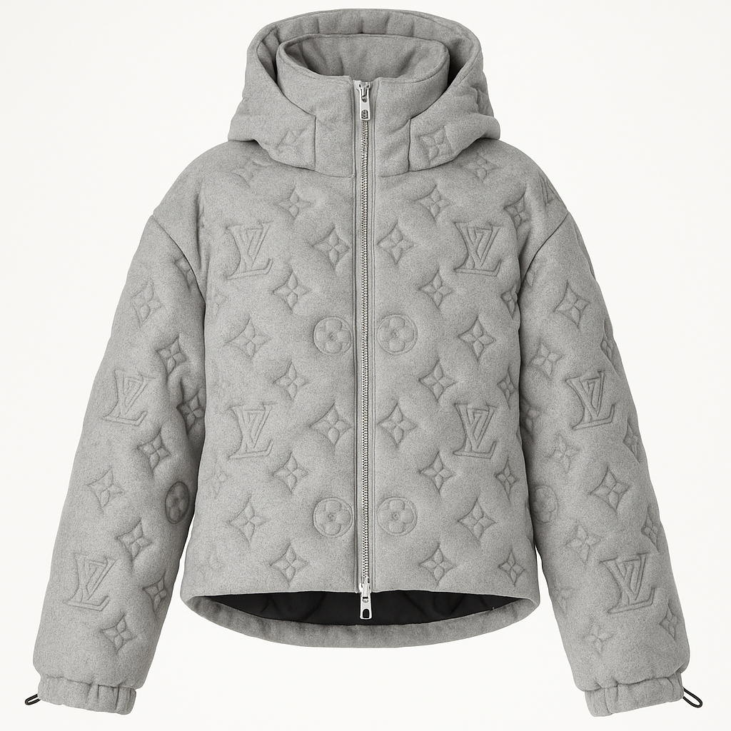 Trendige Graue Damen Pufferjacke: Warm, Stylisch & Winterfest für Jeden Anlass