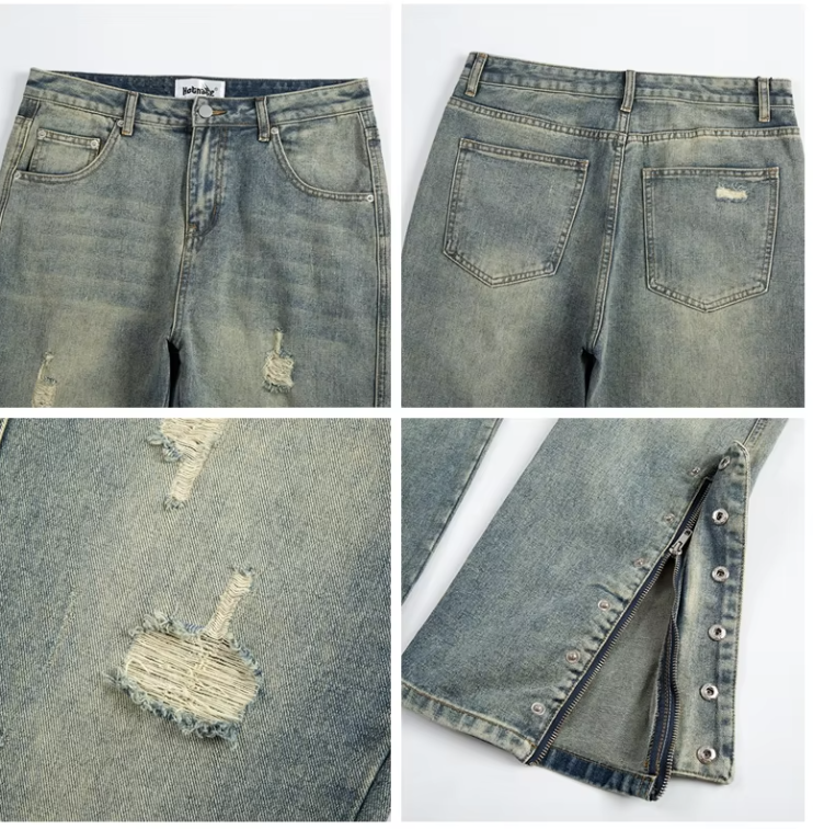 Prato Button Denim Jeans