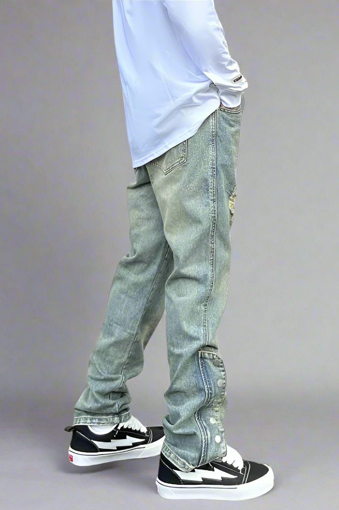 Prato Button Denim Jeans