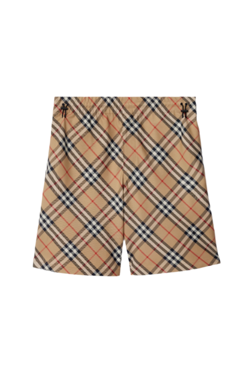 Modische Check-Shorts