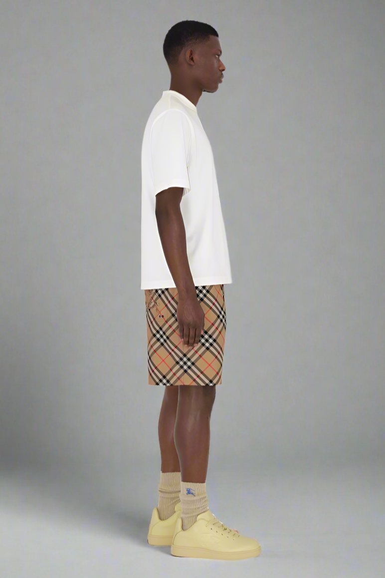 Modische Check-Shorts