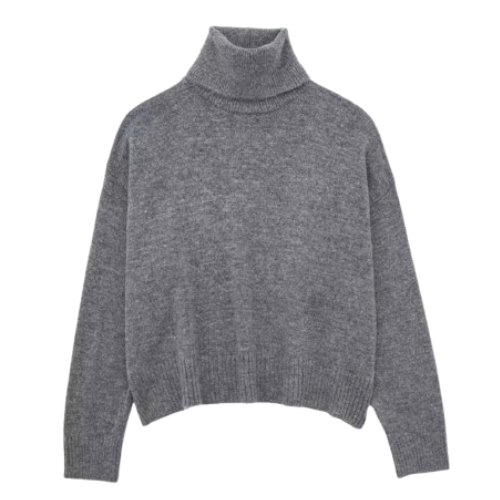 Langarm Rollkragen Pullover