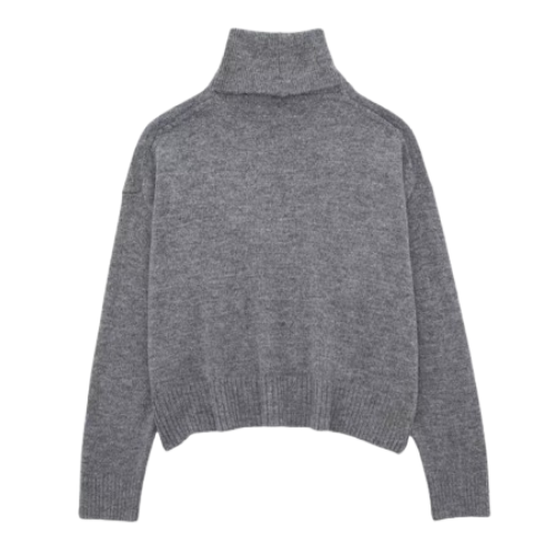 Langarm Rollkragen Pullover