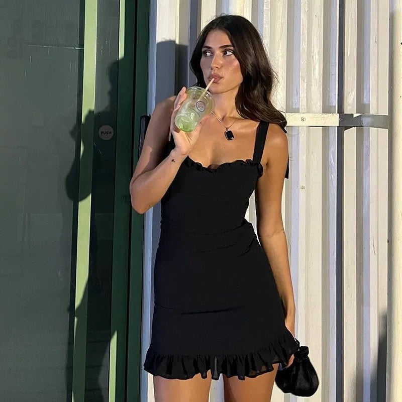 Cris Rosé Mini Kleid