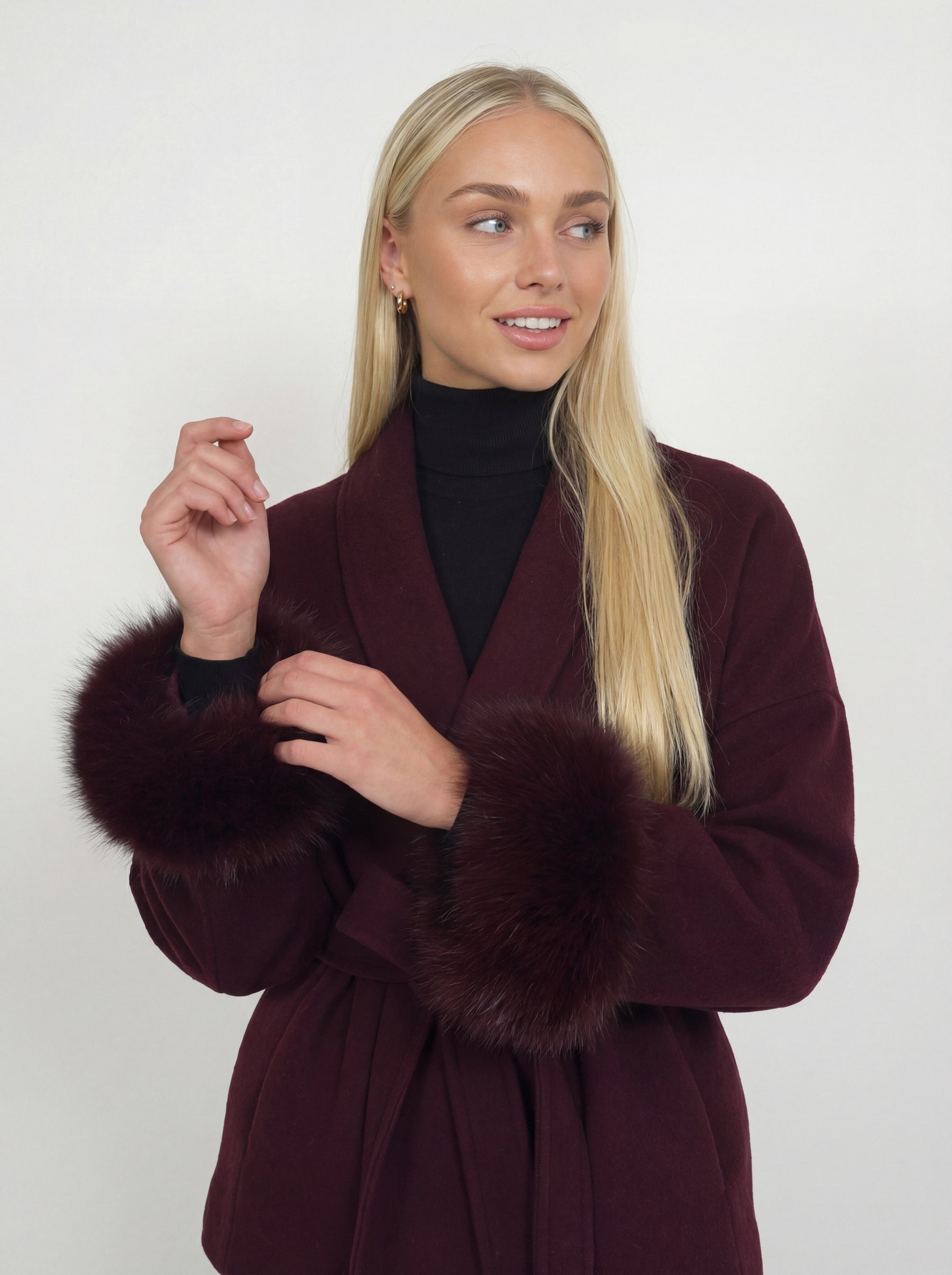 Bella Léa wool coat weiß