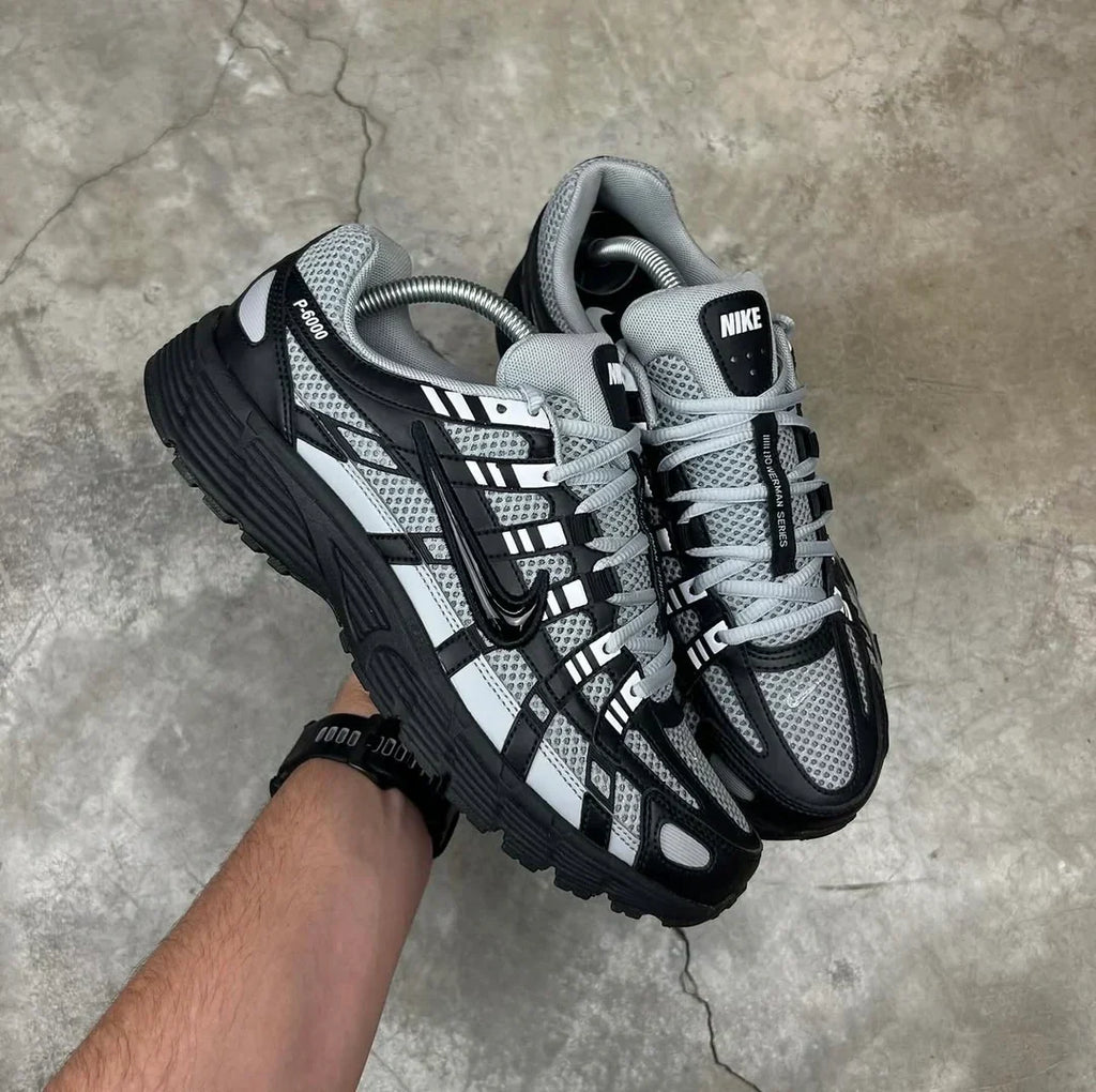 Schwarz Silber Grau Laufschuhe