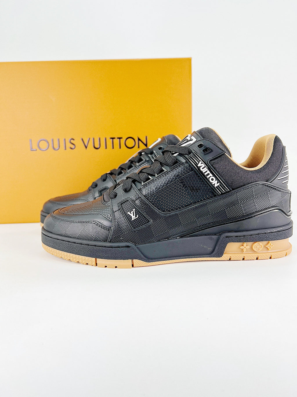 L Sneaker schwarz braun