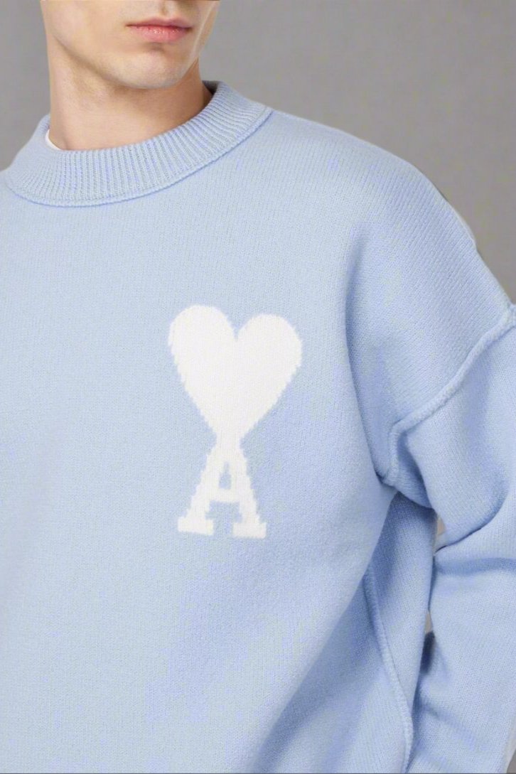 Kuscheliger Herz-Sweater: Warmer Mohair-Mischung Pullover für Damen in vielen Farben