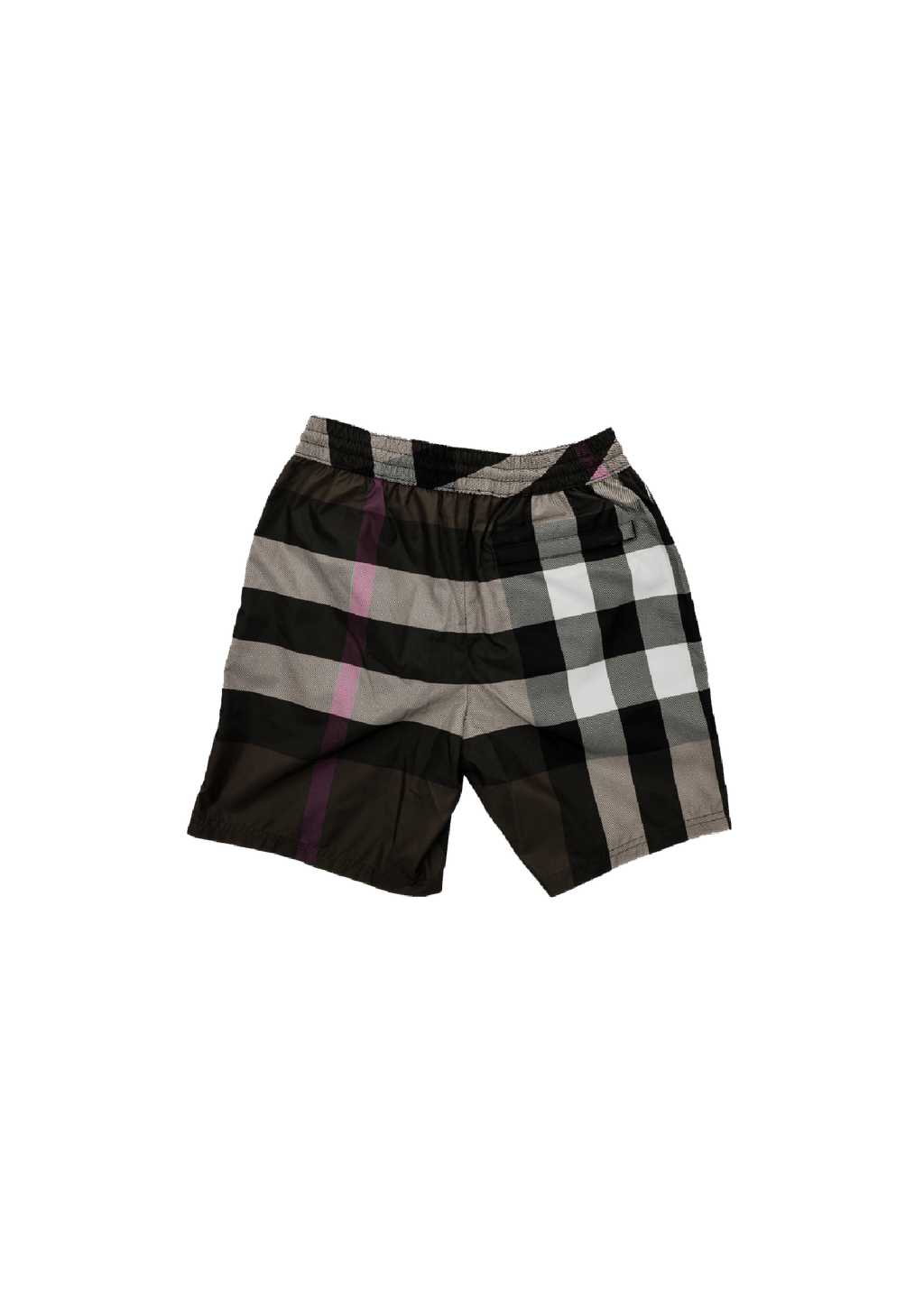 Karomodische Shorts Dunkelblau