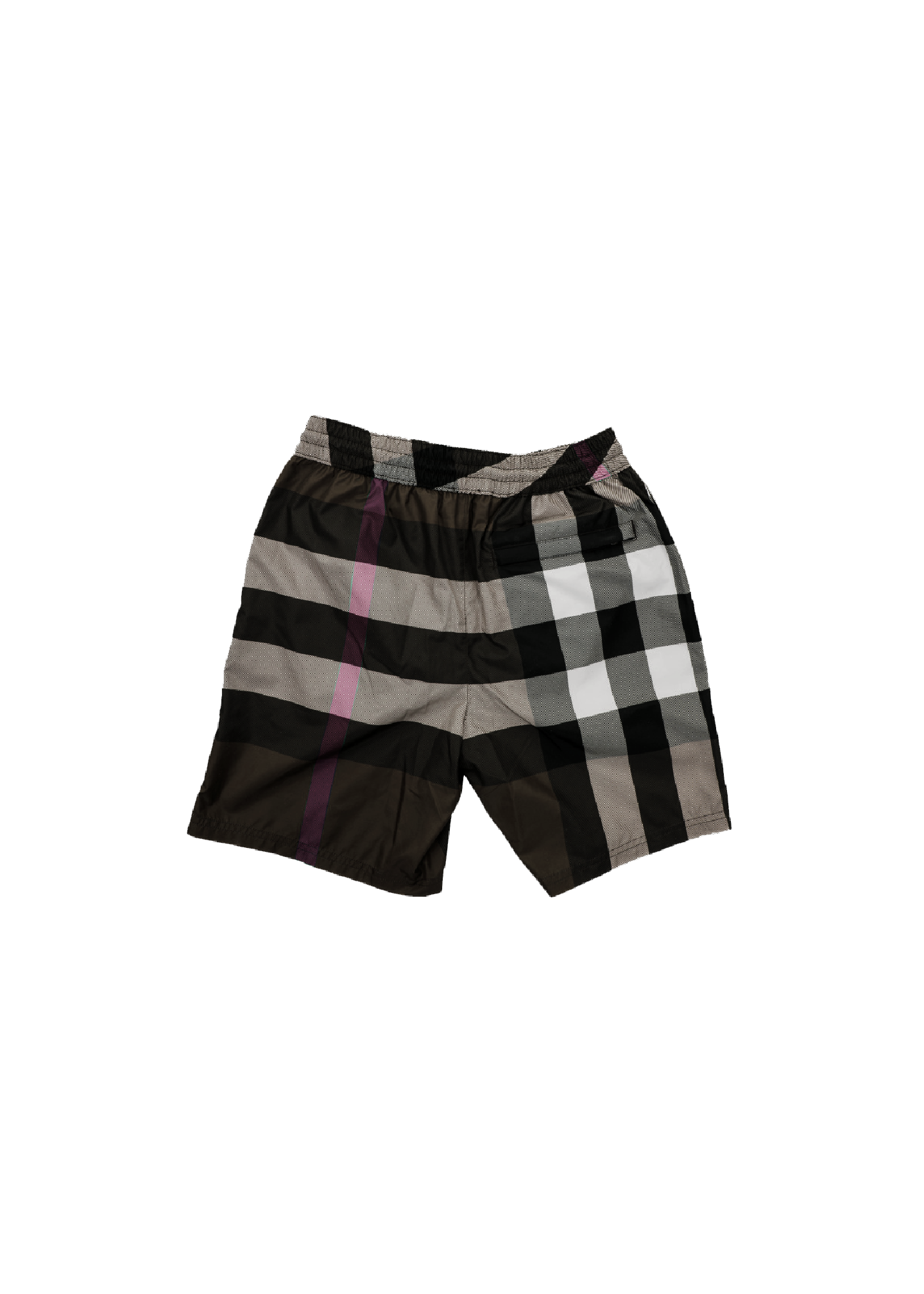 Karomodische Shorts Dunkelblau