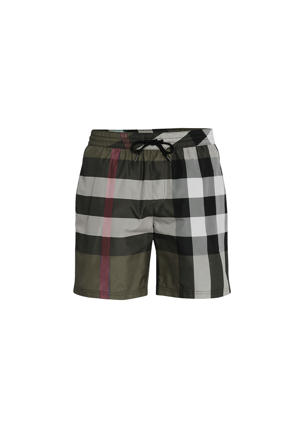 Karomodische Shorts Dunkelblau