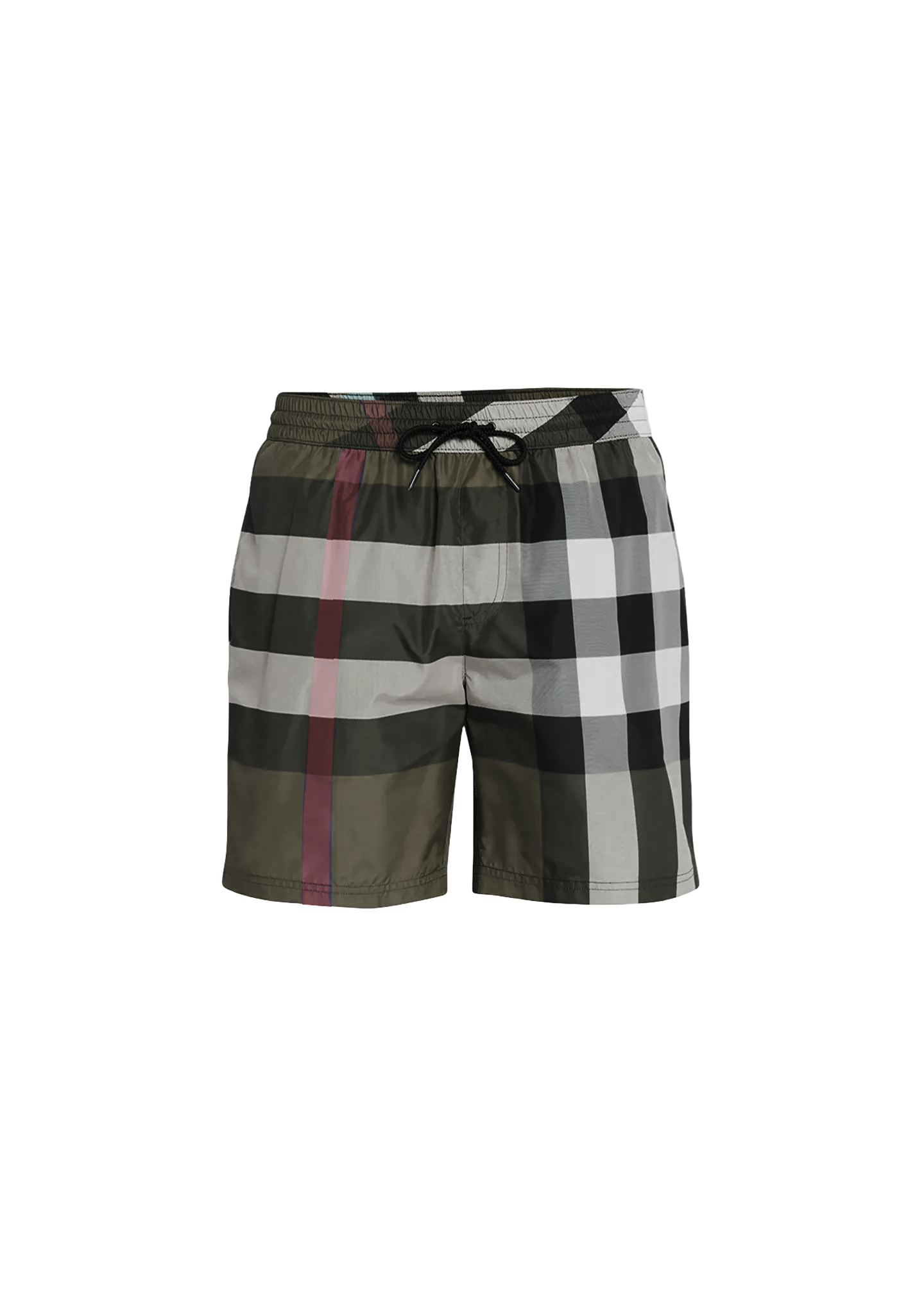 Karomodische Shorts Dunkelblau