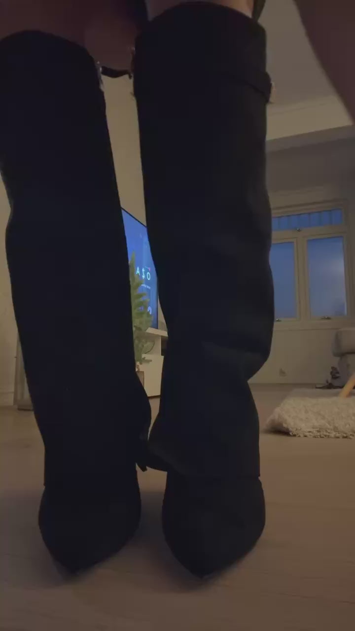 Bella Léa Shark Tall Boot mattschwarz